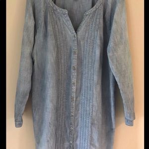 J Jill Chambray Tunic
